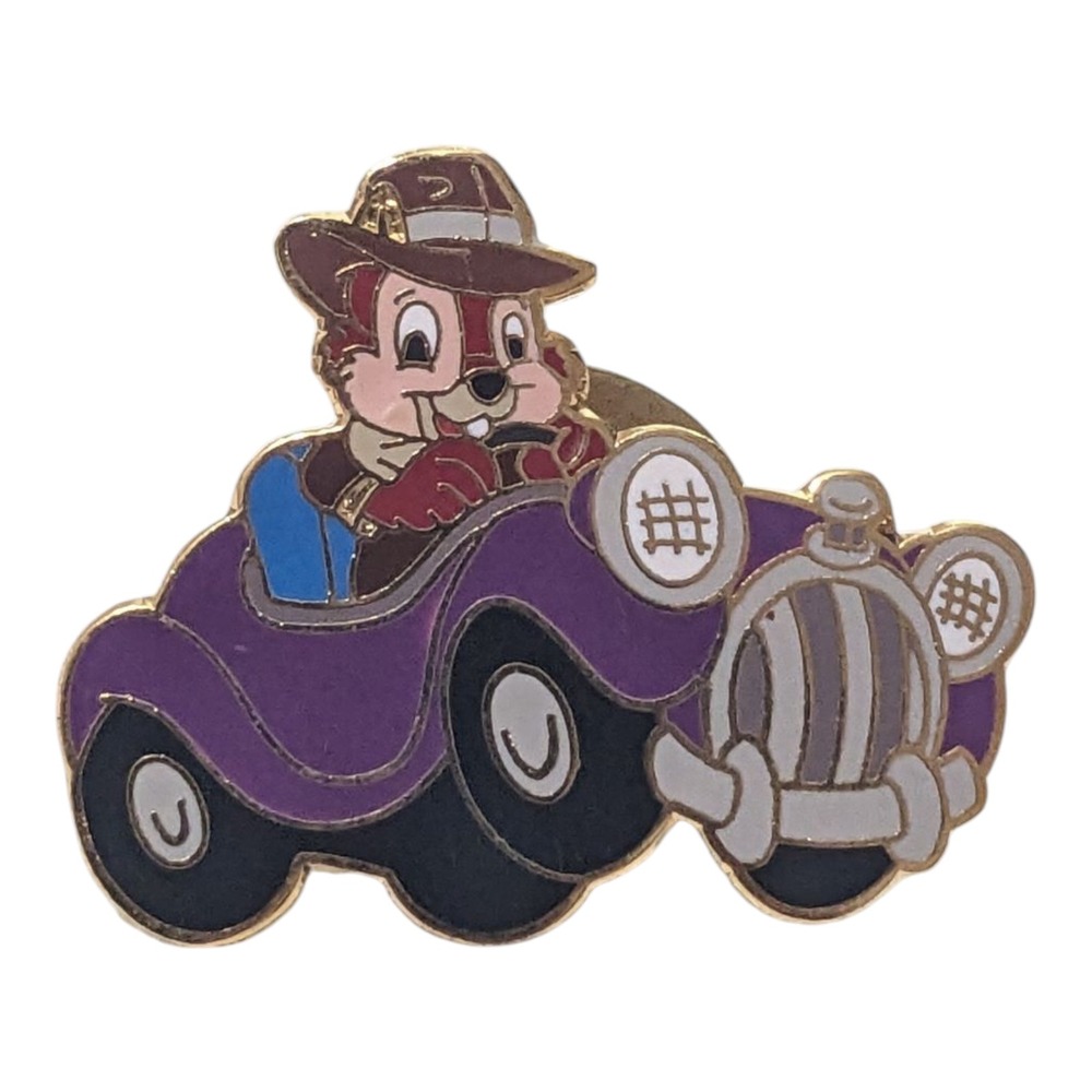 Disney Chip and Dale Pin Vintage Car Purple Roadster Who Framed Roger Rabbit